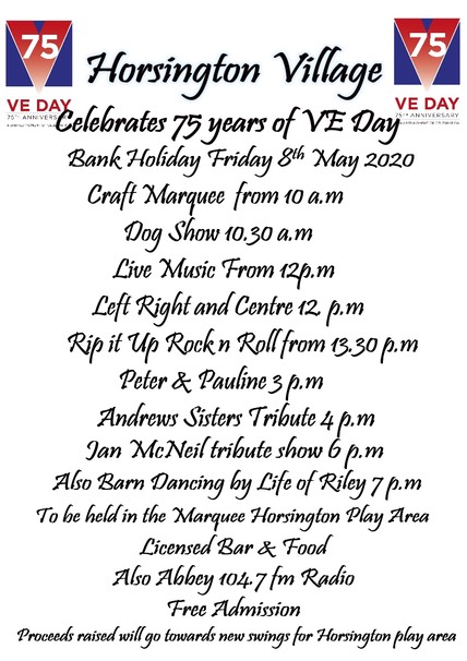 75 Years VE Day Leaflet