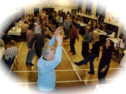 Herefordshire ceilidh band, Life of Riley, playing and calling for a party near Herefordshire
