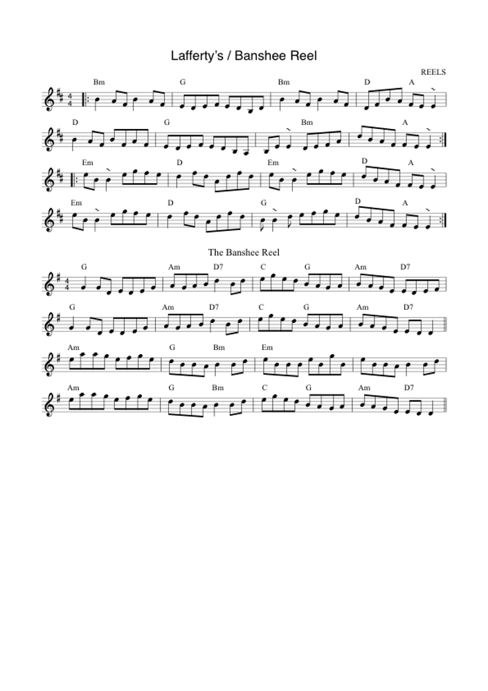 Lafferty’s : Banshee Reel