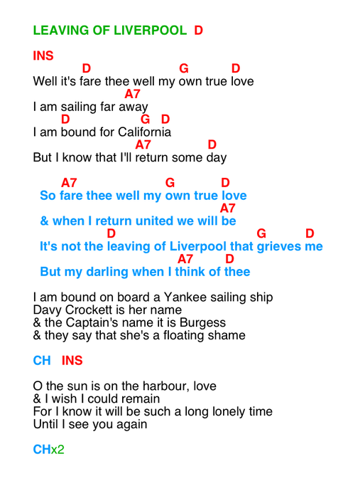 Leaving Of Liverpool CT2